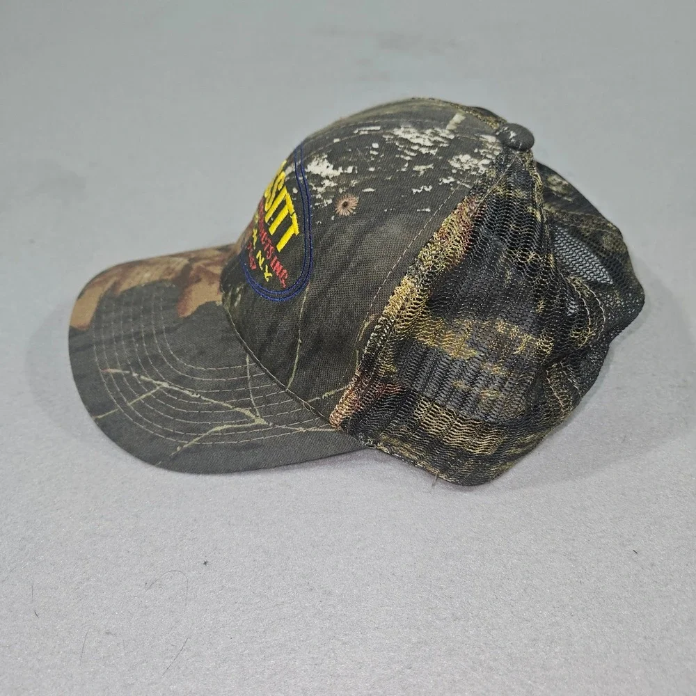 Port Authority VTG Cossitt Concrete Trucker Hat Camo Mesh Back Cap Sz OSFA